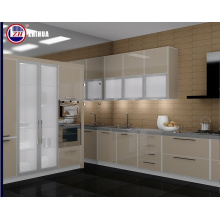 Modern Mini Pequeno Flat Pack Cozinha Gabinete Designs com Countertop Stone